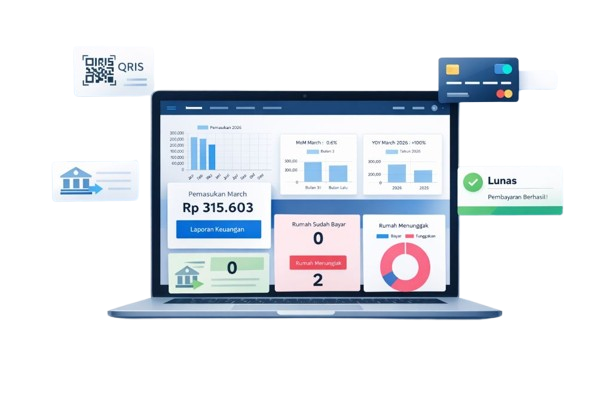 Ilustrasi pembayaran QRIS & transfer